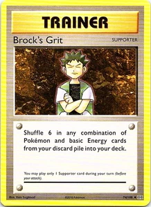Brock's Grit Uncommon XY - Evolutions 74/108 NM - Picture 1 of 2