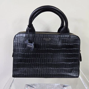 Radley London Handtasche Damen Kroko-Prägung Leder Umhängetasche Handtasche Schultertasche - Bild 1 von 19