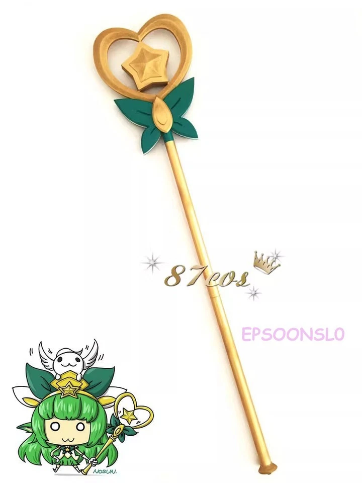 Juguete de disfraces League of Legends Magic Girl Lulu Stick Bastes the Fae Hechicera 90 cm Foto 1 de 4
