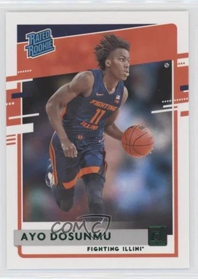 2021-22 Chronicles Draft Picks Donruss Rated Rookies Green Ayo Dosunmu Rookie RC - Image 1 of 2