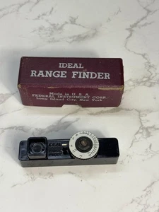 Ideal Pocket Size Range Finder Federal Instrument Corp Photography Golf ORIG BOX - Picture 1 of 4
