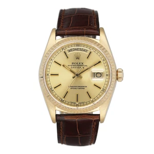 Rolex Day Date 18038 President Orologio Uomo Oro Giallo 18K - Foto 1 di 1