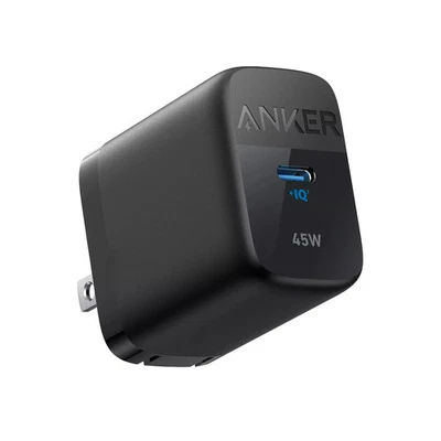 Anker Ace 45W USB-C Wall Charger - Black: Quick Charge, 20V, 5A Output - Image 1 of 4