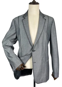 Bar III Graphite Heather 2 Button Casual Sport Coat Blazer Jacket Mens XL 43R - Bild 1 von 9