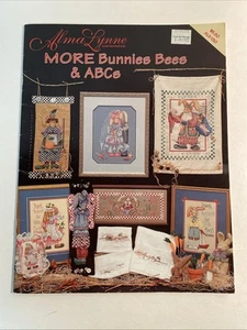 Alma Lynne Cross Stitch Booklet "More Bunnies Bees & ABC's" ALX-130 - Picture 1 of 4