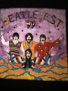 AWESOME VINTAGE Beatles "BEATLEFEST 1997" Size Medium  Preowned  - Picture 1 of 5