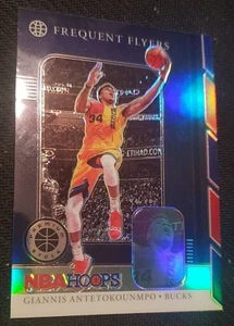 2019-20 Hoops Premium Stock Frequent Flyers Holo #3 Giannis Antetokounmpo - Picture 1 of 5