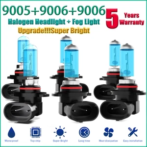 9005 9006 9006 For Lexus GS300 1998-2004 Halogen Headlight High Low + Fog Light - Picture 1 of 8