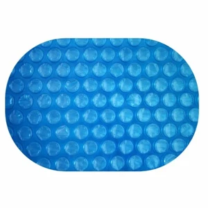 Solarplane Light Blue 300 µm Oval 490 x 300 cm Erwärmung Solarfolie Pool - Bild 1 von 2