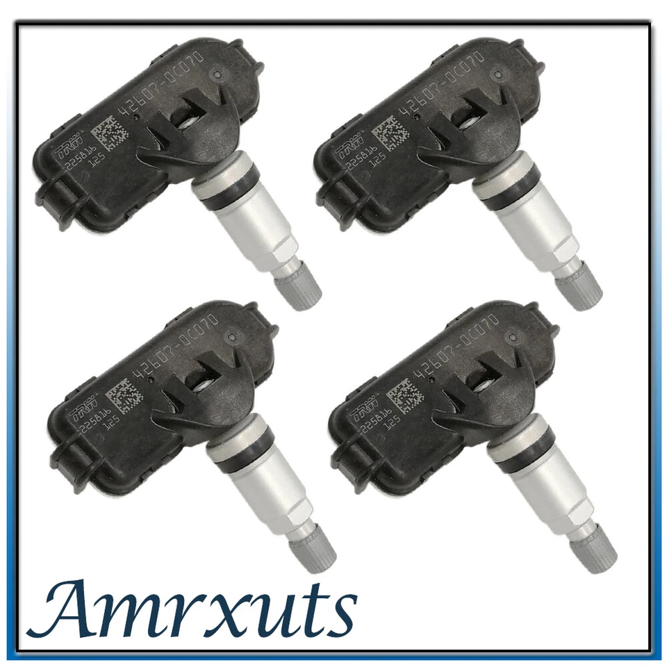 4X Sensor de presión de neumáticos TPMS para Toyota Sienna 06-18 Sequoia 08-18 Tundra 07-18 Foto 1 de 4