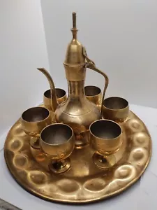 Brass Decor Mini Tea Set - Picture 1 of 15
