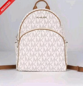 MICHAEL KORS ABBEY VANILLA RUCKSACK GRÖSSE LARGE MK UVP £369 - Bild 1 von 9