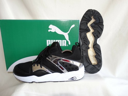 Puma Blaze of Glory sneaker metallizzate EU 44 UK 9 5 nero argento nuove 361851 03