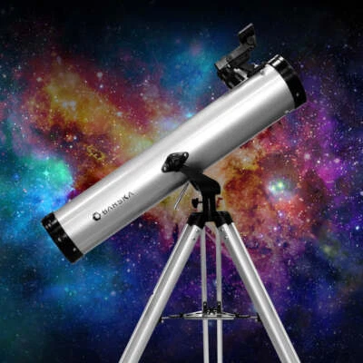 Barska 700X76mm 525 Power Starwatcher Dot Reflector Telescope Tripod Kit AE10756 - Image 1 of 4
