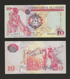 LESOTHO 10 Maloti 2000, P-15a* REPLACEMENT, Original UNC, 1st Date, Scarce. - Picture 1 of 1