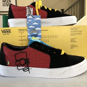 Vans x The Simpsons Sk8-Low El Barto Red Black Men’s 5.5 Women's 7 - Picture 1 of 7
