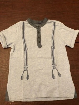 Catimini Boys T-Shirt Size 5 Color Light Blue and Denim Color Design - Image 1 of 4