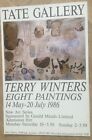 Original 1986 Art Poster - Terry Winters Eight Paintings - Tate Gallery London