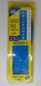 Massaging Gel Insoles Women’s One Size Fits All New Sealed - Picture 1 of 7