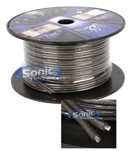 Stinger SHW512G 100 ft. Roll of HPM 12 Gauge Matte Gray Power/Ground Cable - Picture 1 of 2