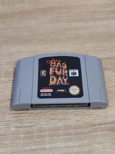 n64 conker s bad fur day PAL EURO VERSION GAME ONLY read - Imagen 1 de 24