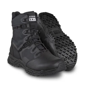 Original S.W.A.T. 176601 Men's Alpha Fury 8" Polishable Toe SZ WP SWAT Boots - Picture 1 of 2
