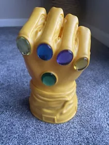 Marvel Infinity Gauntlet Thanos Glove Money Box Coin Bank Man Cave 30cm Tall VGC - Picture 1 of 9