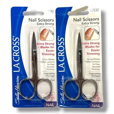 Tijeras de uñas Sally Hansen LA CROSS extra fuertes (72830) nuevas; LOTE DE 2 Foto 1 de 2
