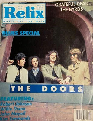 Relix Magazine, Vol.18, No.2, April 1991, Grateful Dead, Byrds, The Doors - Image 1 of 4