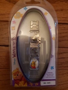 NEW Disney Winnie the Pooh Watch Bees w Purple Tin Case 30m Water Resist Crystal - Picture 1 of 1