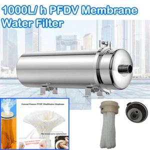 Membrane Water Filter 1000L/h Stainless PVDF Ultrafiltration Water Purifier - Picture 1 of 12