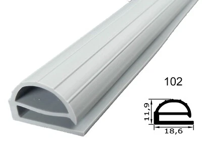 Profildichtung Profil 102 2000mm Kühlschrank Dichtung - Bild 1 von 4