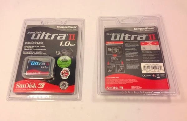 Retail - SanDisk 1 GB Ultra II CompactFlash Card (SDCFH-1024-901) - Image 1 of 1