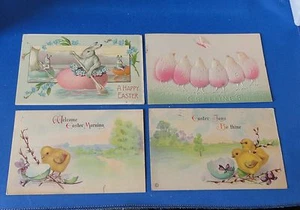 4 Postcards: - Antique EASTER - some Embossed - Imagen 1 de 7