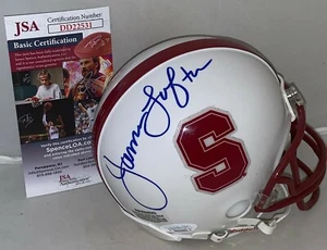 James Lofton Green Bay Packers signed Stanford Cardinal mini helmet JSA - Picture 1 of 2