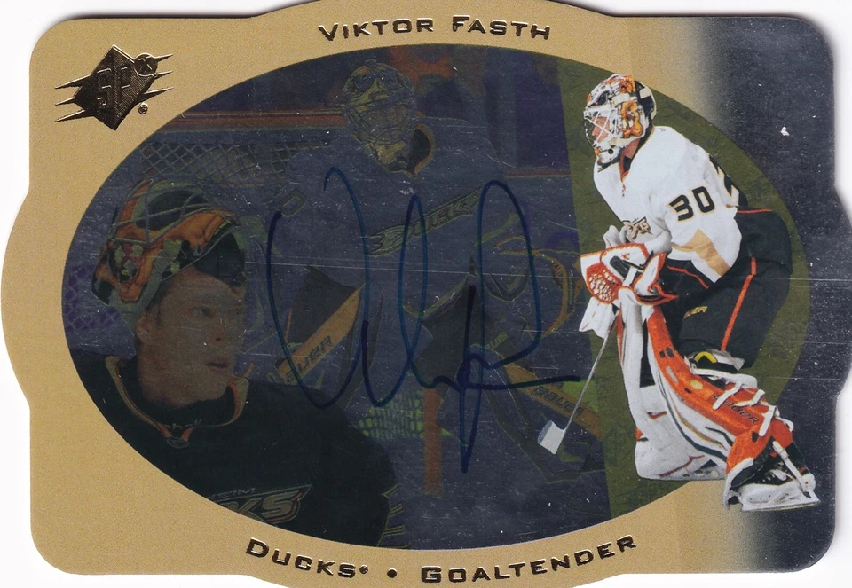 2013-14 SPx 96-97 SPx Retro Autographs #ARVF Viktor Fasth - Image 1 of 2