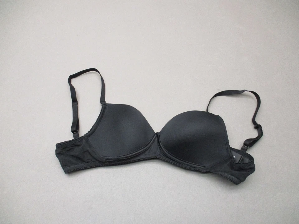 32A Bendon Mujer Negro Inalámbrico Forrado Cierre Trasero Camiseta Demi Bra 6Q Foto 1 de 4
