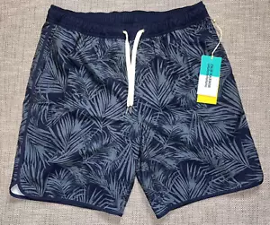 FAIR HARBOR MENS MASTOS ANCHOR SWIM TRUNKS GREY FLORAL SIZE LARGE - NWT - Picture 1 of 13