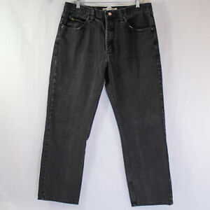 Lee Jeans Regular Fit Straight Leg Charcoal 5 Pocket Men's Size 38 x 30 2008908
