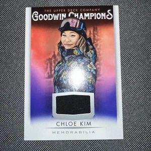 Chloe Kim 2021 Upper Deck Goodwin Memorabilia Relic M-CK Snowboarder 🥇🥇 - Picture 1 of 2