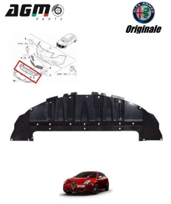 RIPARO CARTER INFERIORE PARAURTI ANTERIORE ORIGINALE ALFA GIULIETTA 50541144 - Image 1 of 4