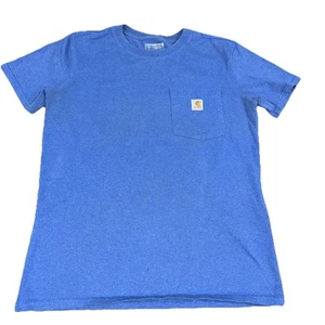 Carhartt Loose Fit T Shirt Größe Small Blau T mit Tasche - Bild 1 von 7