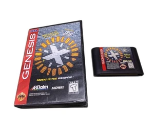 Revolution X Sega Genesis Cartridge and Case - Picture 1 of 6