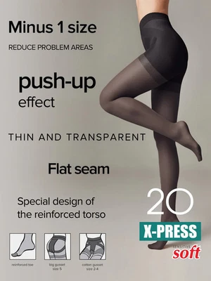 Conte TIGHTS X-Press 20 Den | Shaping Slimming Pantyhose with Modelling Shorts - Image 1 of 2