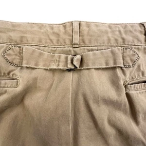 Vintage Polo Ralph Lauren GI Fit Pants Mens 40x31 Chino Khaki Military Cuffed - Picture 1 of 14
