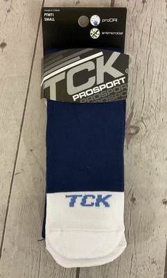 Calcetines deportivos TCK PROSPORT proDRI rendimiento duradero azul marino blanco pequeños Foto 1 de 4
