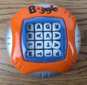 Travel Boggle Twist & Shake Game Electronic Timer Hasbro Orange 2009 TESTED - Picture 1 of 3