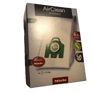 Bolsas de vacío originales Miele U AirClean 3D Dynamic U1 S7 verticales 4 bolsas, 2 filtros - Imagen 1 de 12