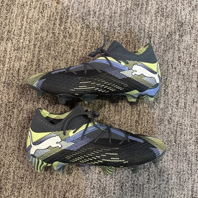 Puma Future Ultimate 7 FG AG Lights Out Green Soccer Cleats 107916-03 Men Sz 12 - Image 1 of 3