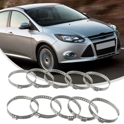 Robust Stainless Steel Clamps for For driveshaft Joint Boot Kits 10pcs - Image 1 of 4
